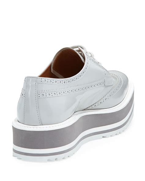 prada oxford platform|prada platform brogues.